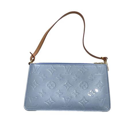 louis vuitton baby blue vernis shoulder bag|Louis Vuitton small round bag.